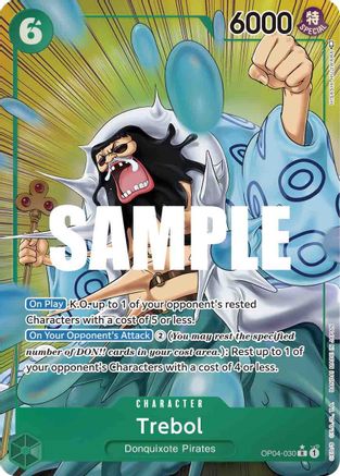 Trebol (Alternate Art) [OP04-030] One Piece - Kingdoms of Intrigue - Single Cards
