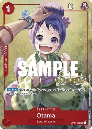Otama (Online Regional 2023) [Participant] (OP01-006) - One Piece Promotion Cards - Single Cards