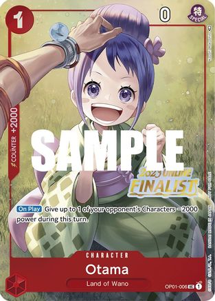 Otama (Online Regional 2023) [Finalist] (OP01-006) - One Piece Promotion Cards - Single Cards