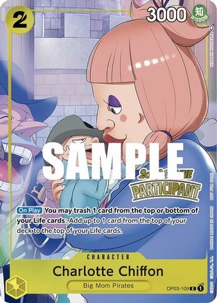 Charlotte Chiffon (Online Regional 2023) [Participant] (OP03-109) - One Piece Promotion Cards - Single Cards