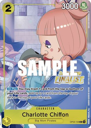Charlotte Chiffon (Online Regional 2023) [Finalist] (OP03-109) - One Piece Promotion Cards - Single Cards