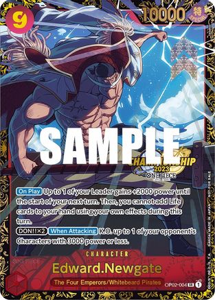 Edward.Newgate (Championship 2023) (OP02-004) - One Piece Promotion Cards - Single Cards