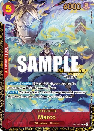 Marco (Championship 2023) (OP03-013) - One Piece Promotion Cards - Single Cards