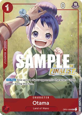 Otama (Offline Regional 2023) [Finalist] (OP01-006) - One Piece Promotion Cards - Single Cards