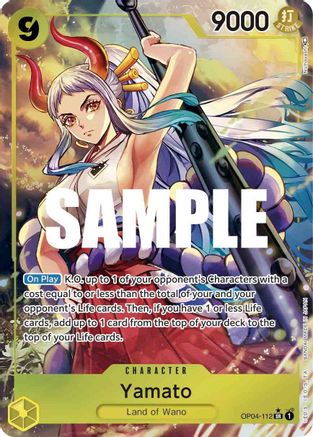 Yamato (Alternate Art) [OP04-112] One Piece - Kingdoms of Intrigue - Single Cards