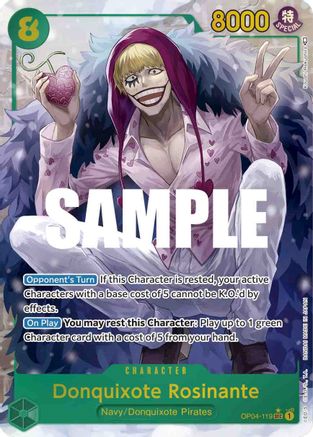Donquixote Rosinante (Alternate Art) [OP04-119] One Piece - Kingdoms of Intrigue - Single Cards