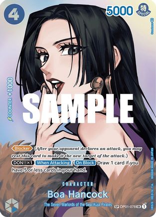 Boa Hancock (SP) [OP01-078] One Piece - Kingdoms of Intrigue - Single Cards