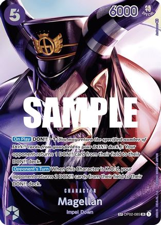 Magellan (SP) [OP02-085] One Piece - Kingdoms of Intrigue - Single Cards