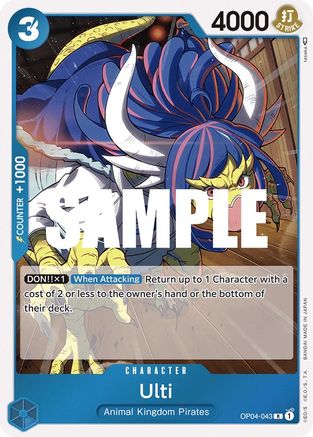 Ulti [OP04-043] One Piece - Kingdoms of Intrigue - Single Cards
