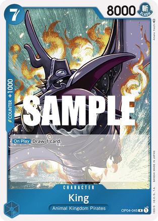 King [OP04-045] One Piece - Kingdoms of Intrigue - Single Cards