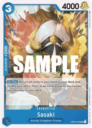 Sasaki (OP04-048) One Piece - Kingdoms of Intrigue - Single Cards
