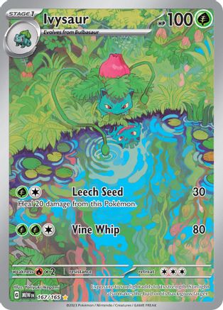 Ivysaur - 167/165 Pokemon SV: Scarlet and Violet 151 - Single Cards
