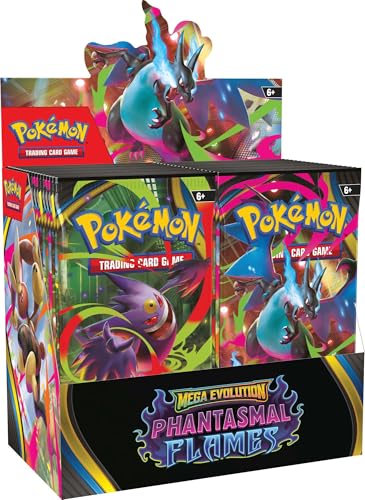 Pokemon TCG: Mega Evolutions Phantasmal Flames Booster Display Box - 8
