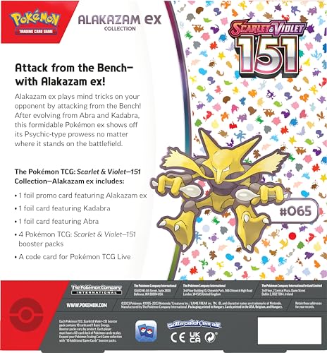 Pokémon Trading Card Game Scarlet & Violet151 ex Box - Alakazam - 3