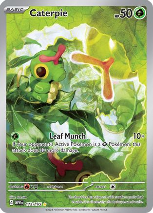 Caterpie - 172/165 Pokemon SV: Scarlet and Violet 151 - Single Cards