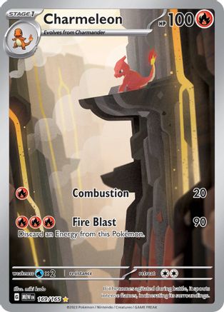 Charmeleon - 169/165 Pokemon SV: Scarlet and Violet 151 - Single Cards