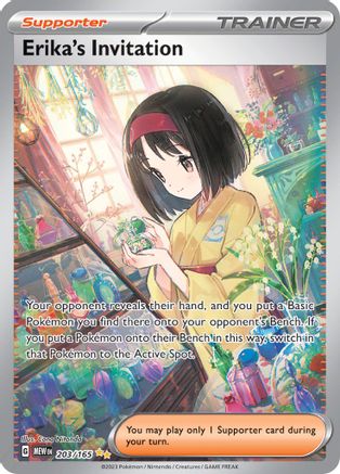 Erika's Invitation - 203/165 Pokemon SV: Scarlet and Violet 151 - Single Cards