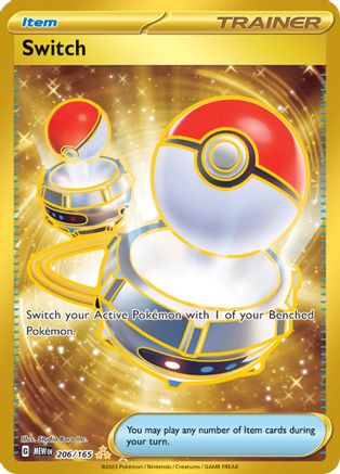 Switch - 206/165 Pokemon SV: Scarlet and Violet 151 - Single Cards