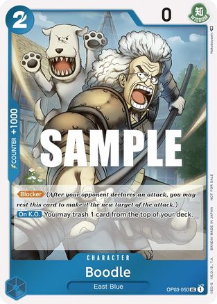 Boodle (Dash Pack) (OP03-050) [OP04] - Single Cards