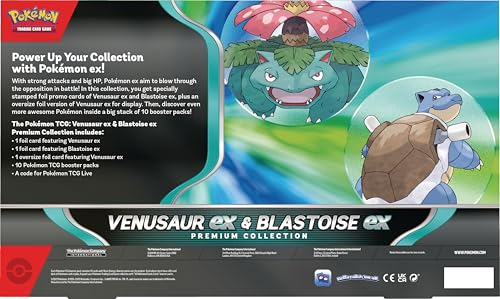 Pokémon TCG: Venusaur ex & Blastoise ex Premium Collection - 2