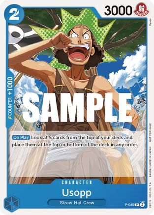 Usopp (Sealed Battle Kit Vol. 1) (P-049) - One Piece Promotion Cards - Single Cards