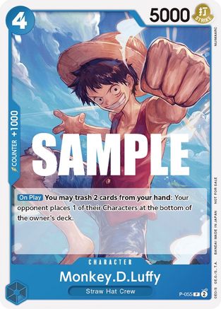 Monkey.D.Luffy (055) (Sealed Battle Kit Vol. 1) (P-055) - One Piece Promotion Cards - Single Cards