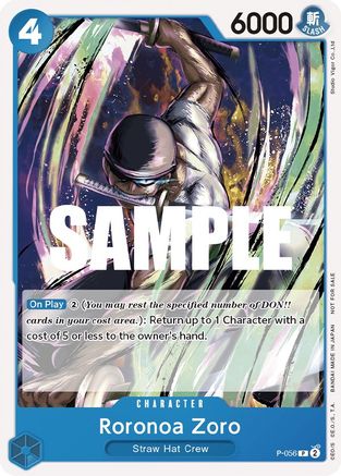 Roronoa Zoro (Sealed Battle Kit Vol. 1) (P-056) - One Piece Promotion Cards - Single Cards
