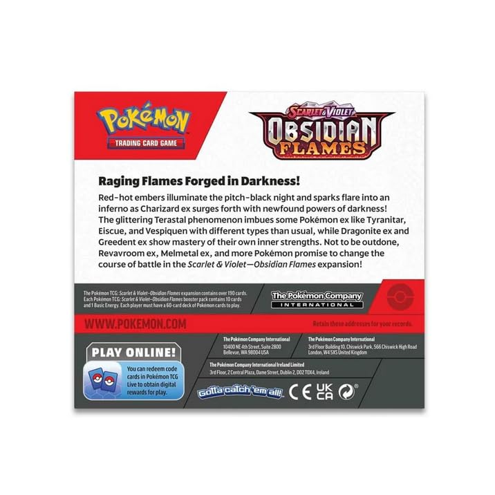 Pokemon TCG: Scarlet & Violet - Obsidian Flames Booster Display Box (36 Packs) - 7