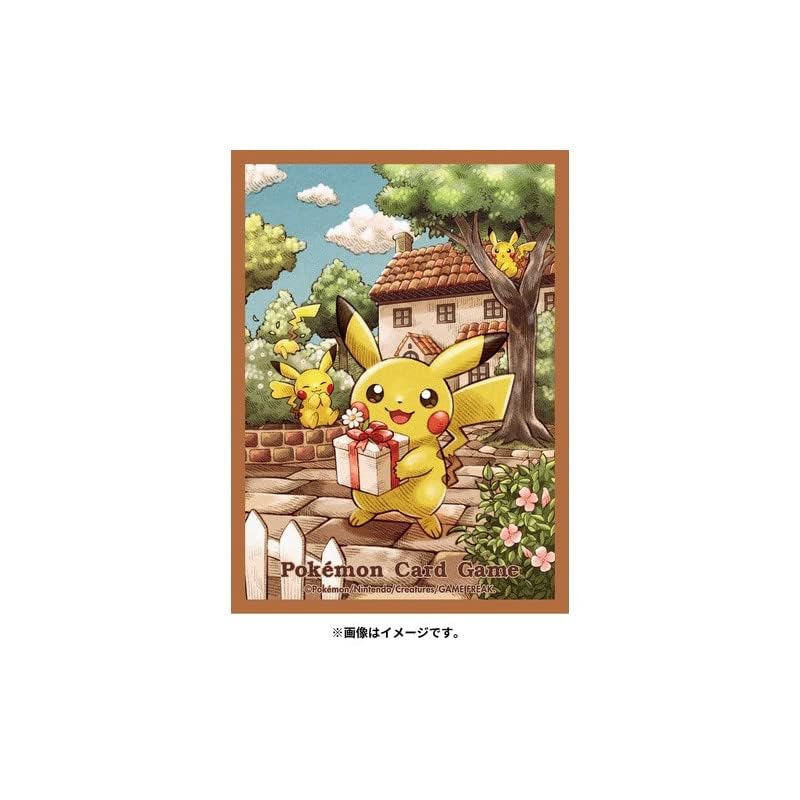 Pokemon TCG 64ct Card Sleeves Pikachu's Gift - 3