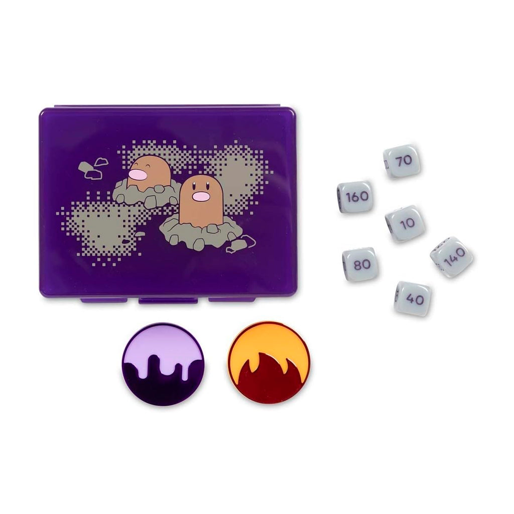 Pokémon Center: Pokémon TCG: Diglett's Cave Damage-Counter Dice & Condition Markers Set - 3