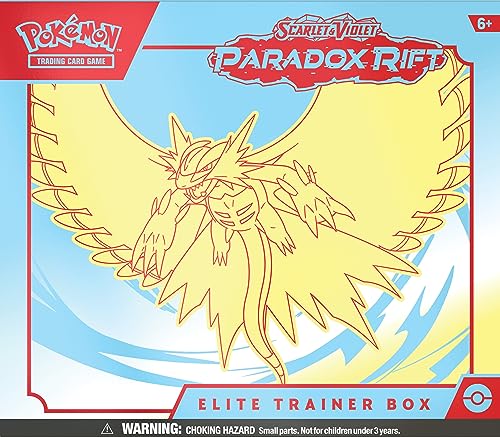 POKEMON TCG: Scarlet and Violet: Paradox RIFT: Elite Trainer Box - Roaring Moon - 6