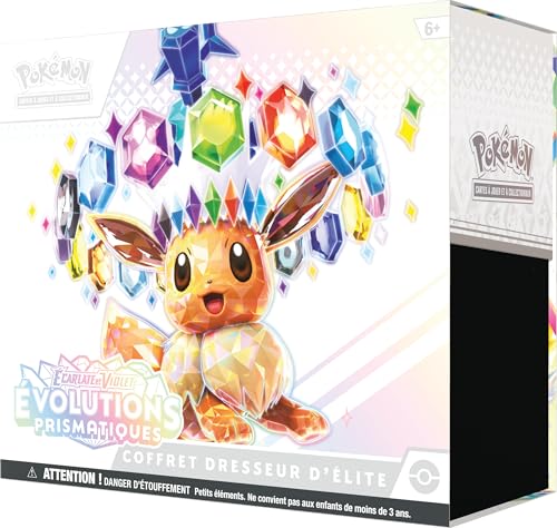Pokemon Scarlet & Purple Elite Trainer Set - Prismatic Evolutions of The Pokemon TCG (1 Fully Illustrated Promo Card, 9 Booster Packs & Premium Game Accessories) - 8