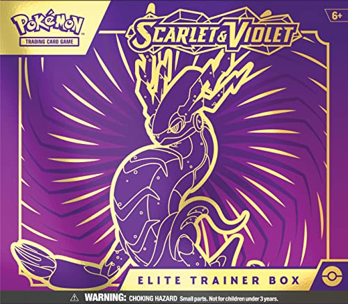 Pokémon TCG: Scarlet and Violet Elite Trainer Box - Miraidon Purple (1 Full Art Promo Card, 9 Boosters and Premium Accessories) - 10