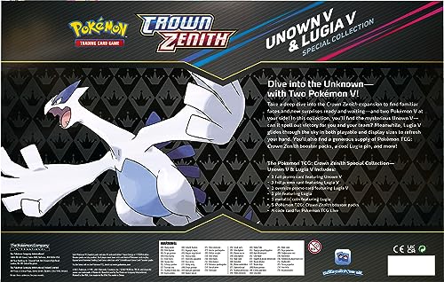 Pokemon Trading Card Game: Unown V & Lugia V Crown Zenith Box Set - 2
