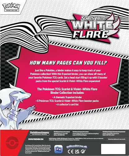 Pokemon TCG Scarlet & Violet 10.5 White Flare Binder Box - 5