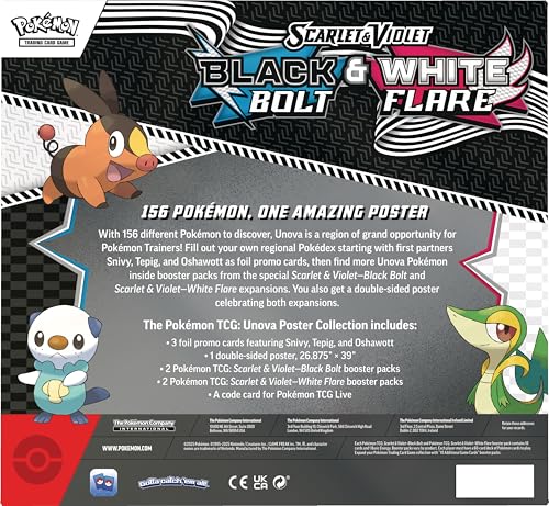 Pokemon TCG Scarlet & Violet 10.5 Unova Poster Box - 2