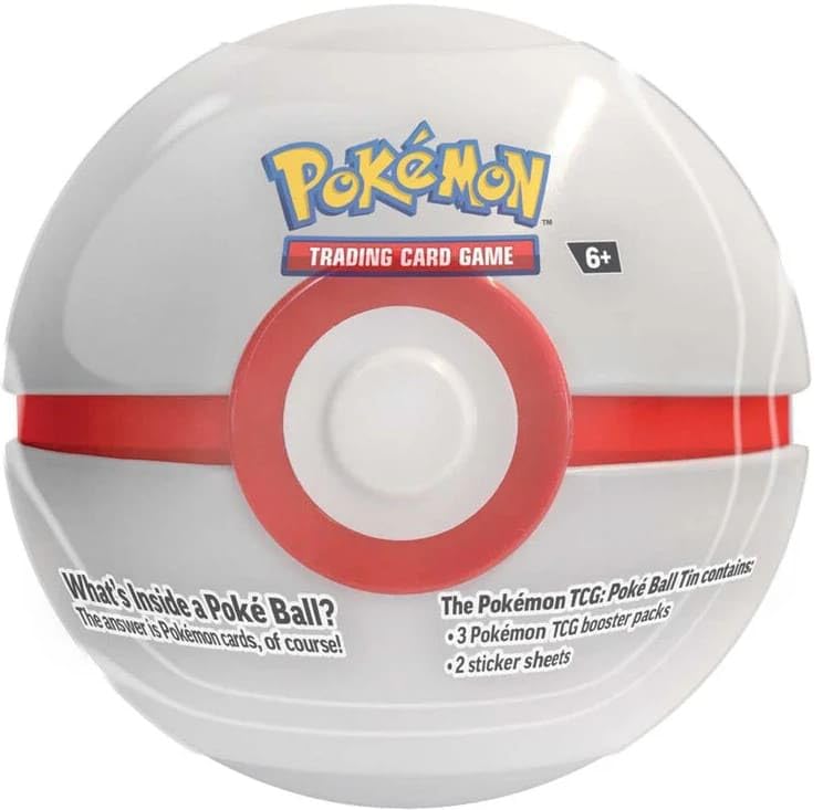 Pokémon PKM Pokeball Tin Autumn 2025 DE, 3 Booster Packs + 2 Sticker Sheets - 4