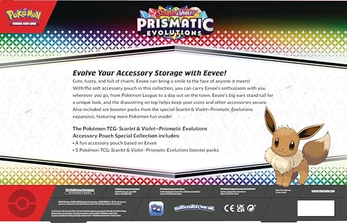 Pokemon TCG: Scarlet & Violet—Prismatic Evolutions Accessory Pouch Special Collection - 3