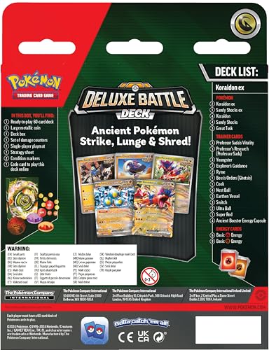 Pokemon TCG: Koraidon ex Deluxe Battle Deck (Ready-to-Play 60-Card Deck & Accessories) - 4