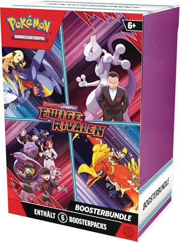 Pokémon - Trading Card Game: Crimson & Purple Booster Bundle - Eternal Rivals (6 Booster Packs) - 5