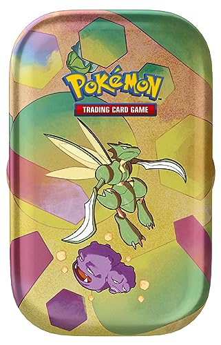 Pokemon TCG: Scarlet & Violet—151 Mini Tin – Scyther and Weezing (2 Booster Packs, 1 Coin & 1 Art Card) - 5