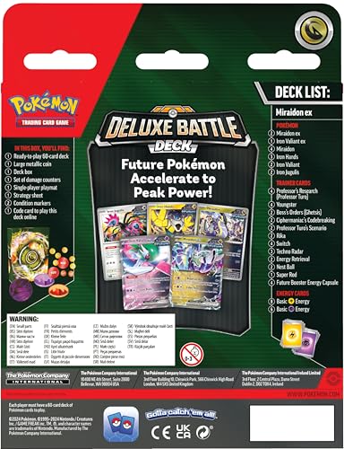 Pokemon TCG: Miraidon ex Deluxe Battle Deck (Ready-to-Play 60-Card Deck & Accessories) - 4