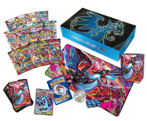 Pokémon: GCC Pokémon Ultra Premium Mega Charizard X-ex Collection (Two Holographic Promo Cards, 18 Expansion Packs & Premium Accessories) - 4