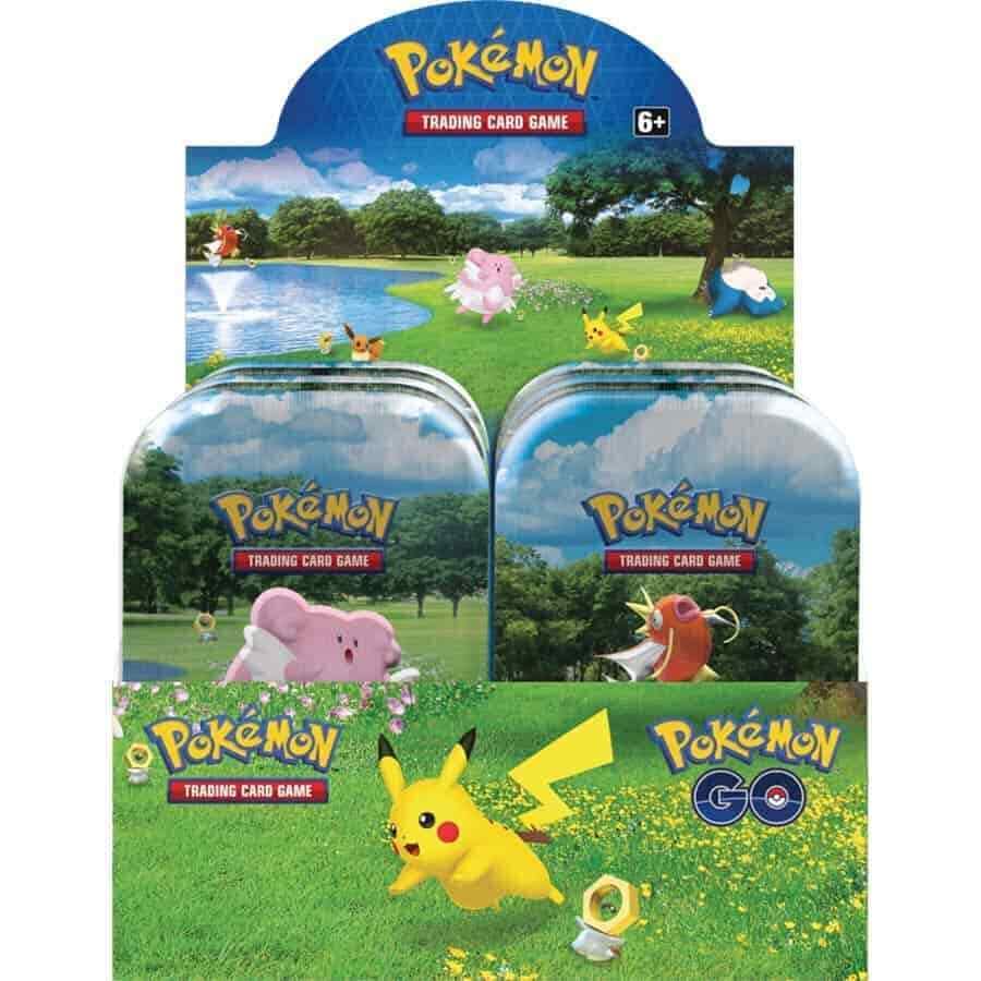 Pokemon TCG: Pokemon Go Mini Tin Display - 10 Tins - 2 Packs Per Tin - 20 Packs! - 2