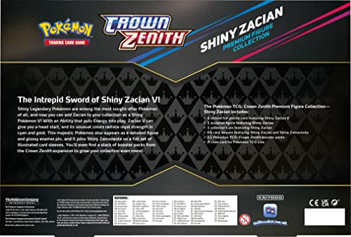 Pokemon Crown Zenith Shiny Zacian Premium Figure Collection - 4