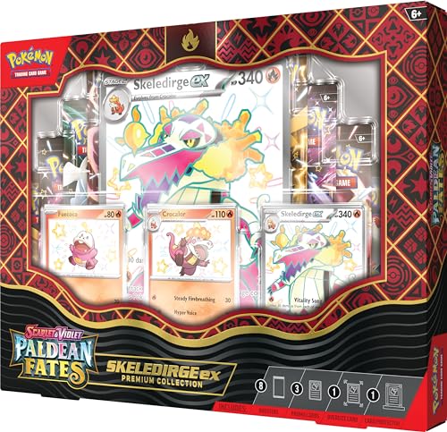 Pokemon TCG: Scarlet and Violet: PALDEAN Fates: Pokemon EX Premium Collection - Shiny Fuecoco - 6