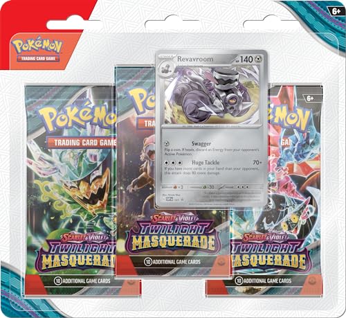 Pokémon TCG: Scarlet & Violet—Twilight Masquerade Three-Booster Blister - Random Character - 3