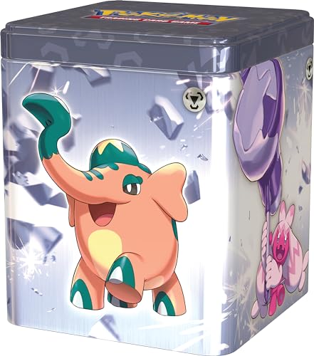 Pokémon TCG: Metal Stacking Tin (3 Booster Packs & 2 Sticker Sheets) - 5
