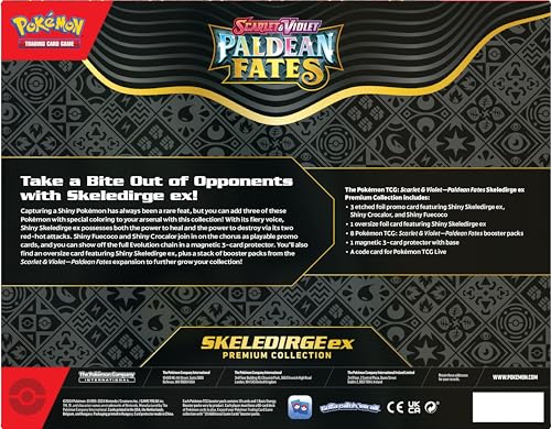 Pokemon TCG: Scarlet and Violet: PALDEAN Fates: Pokemon EX Premium Collection - Shiny Fuecoco - 5