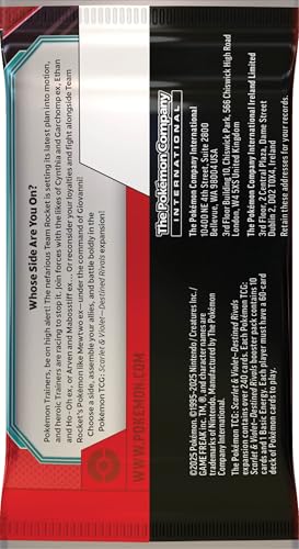 Pokemon TCG: Scarlet & Violet - Destined Rivals Booster Display Box - 36 Packs - 8